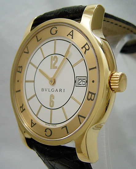 BVLGARI �\���e���| K18 ���U�[ ST35WGLD�^�����Y